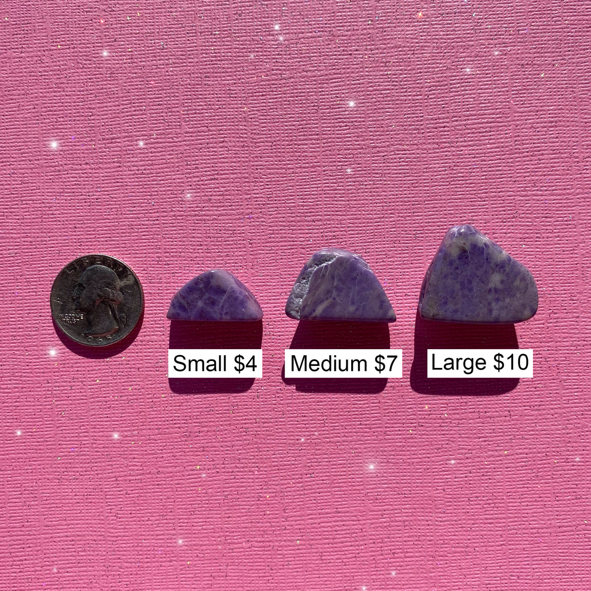 Purple Jade Tumbled Pocket Stone