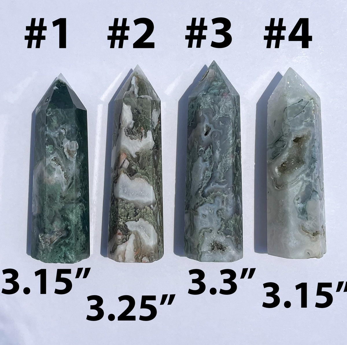 Moss Agate Points
