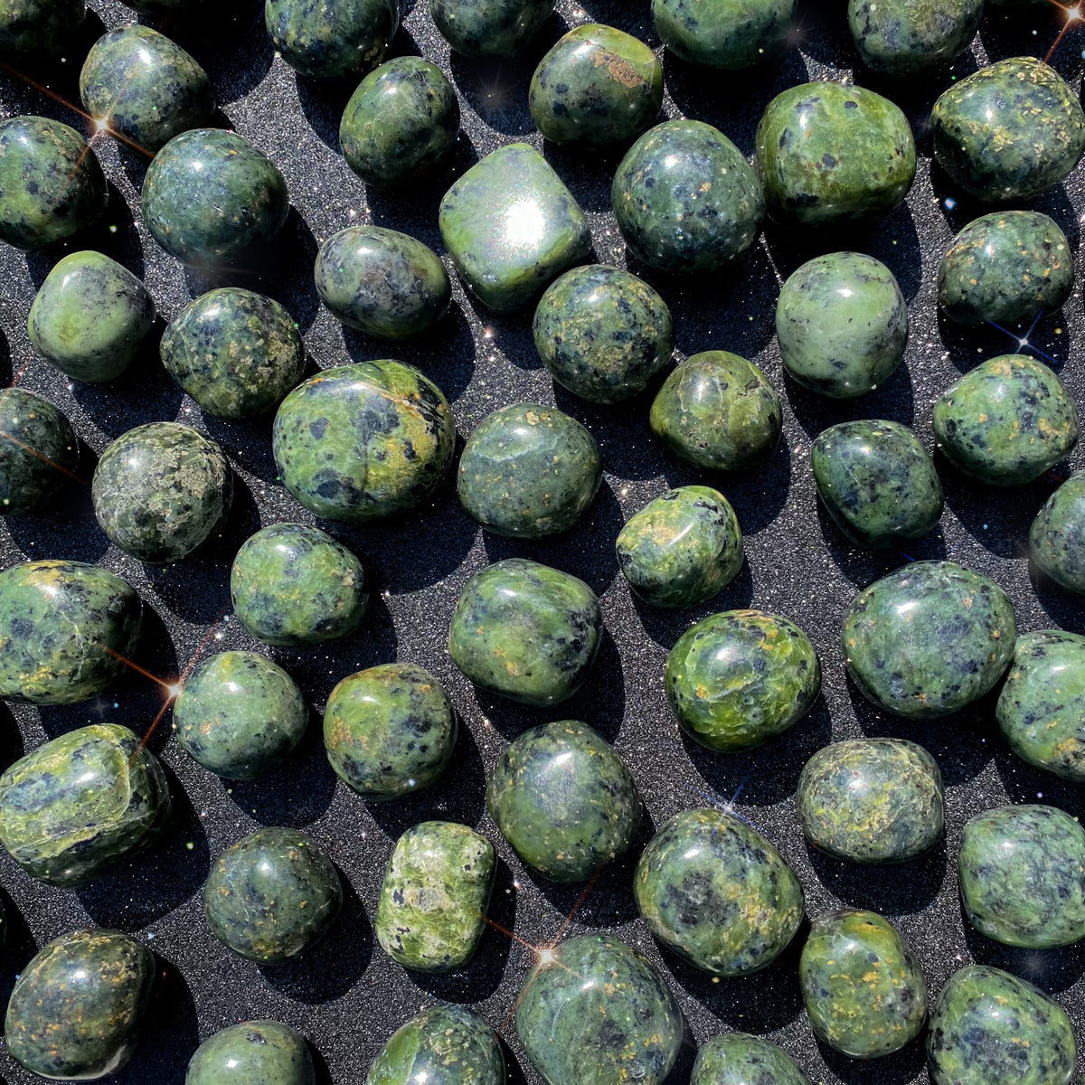 Nephrite Jade Tumbled Pocket Stone