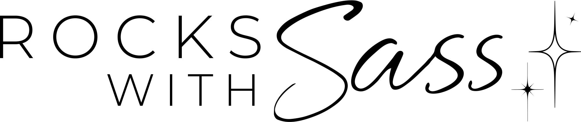 Rocks with Sass logo