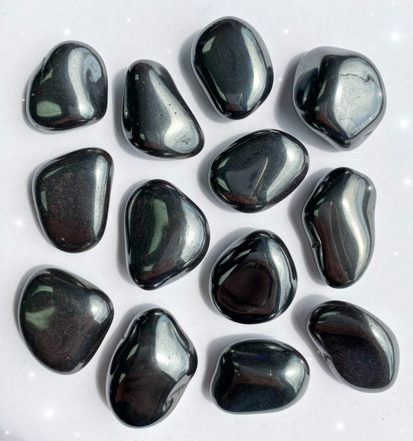 Hematite Tumbled Stone – Negative Ion Store