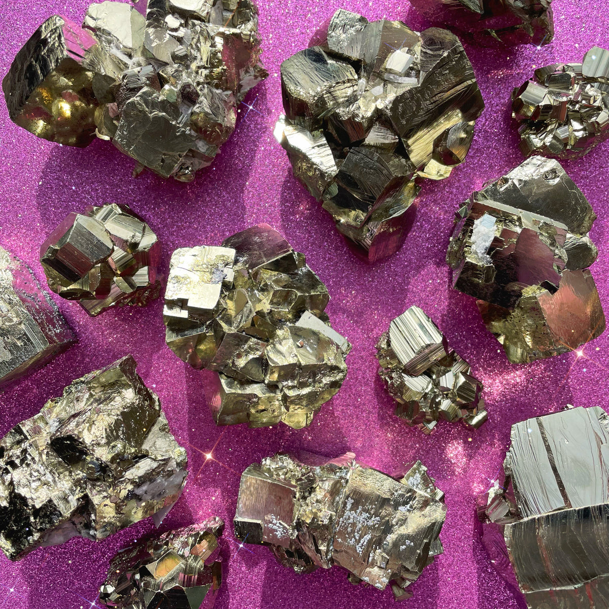 Cubic Pyrite Clusters