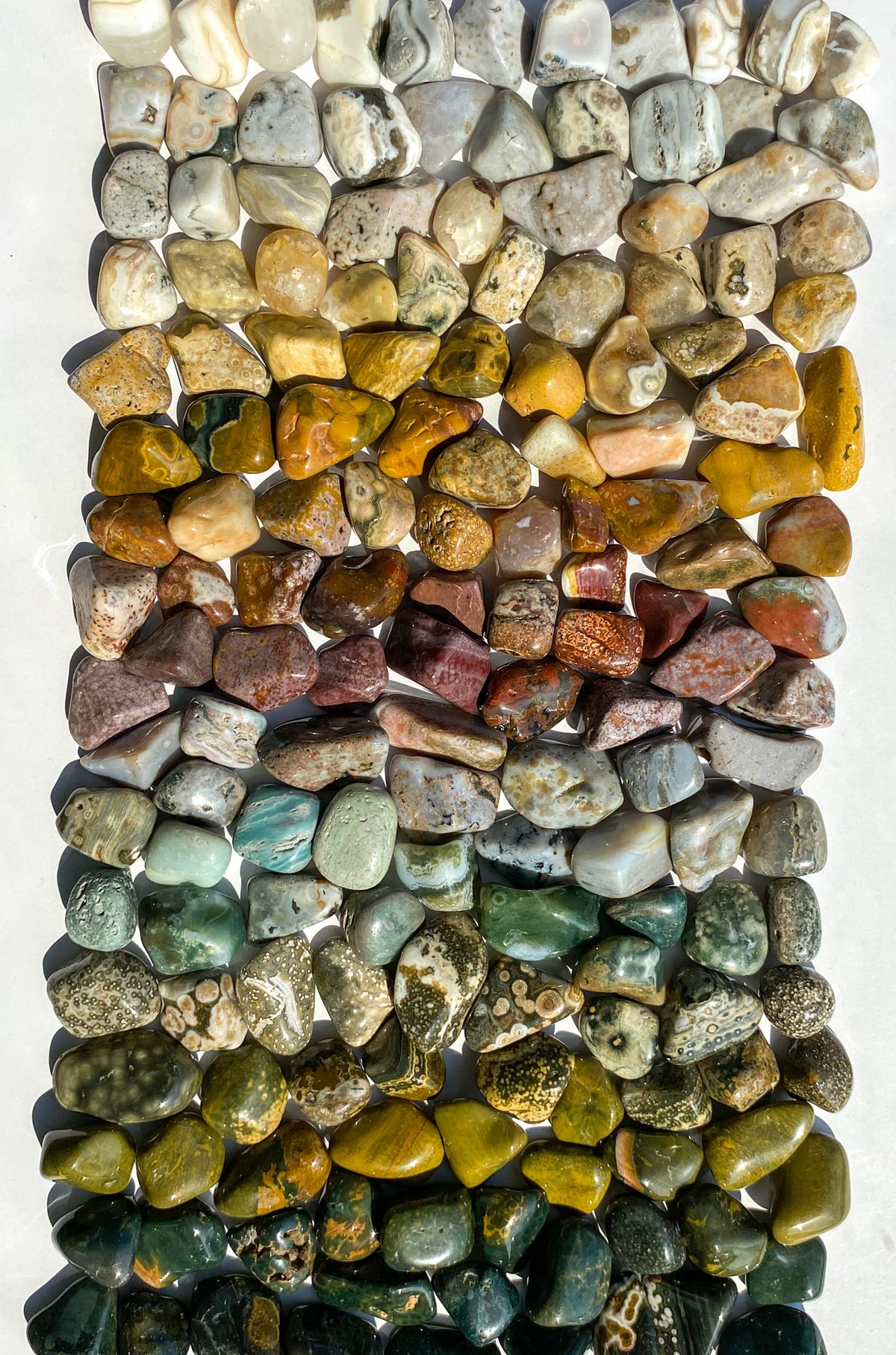 Ocean Jasper Tumbled Pocket Stone
