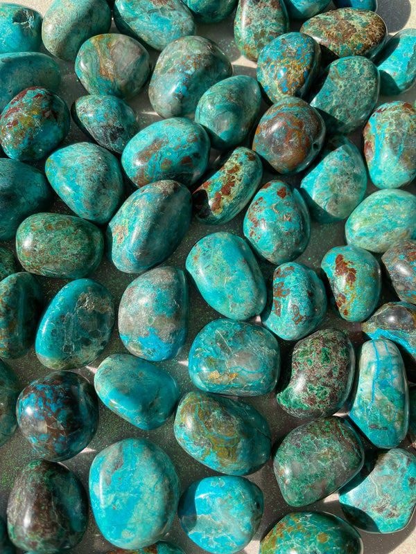 Chrysocolla (tumbled) Chrysocolla (tumbled)