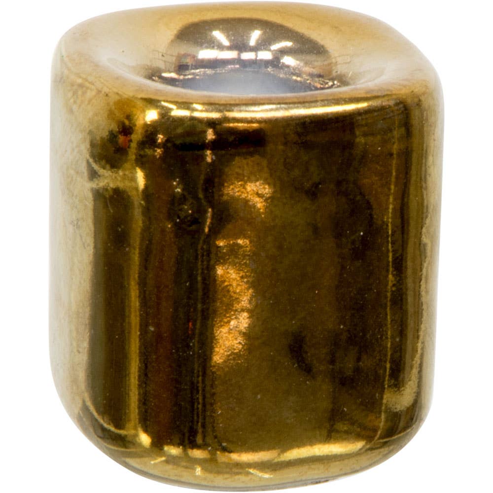 Gold Ceramic Chime Candle Holder