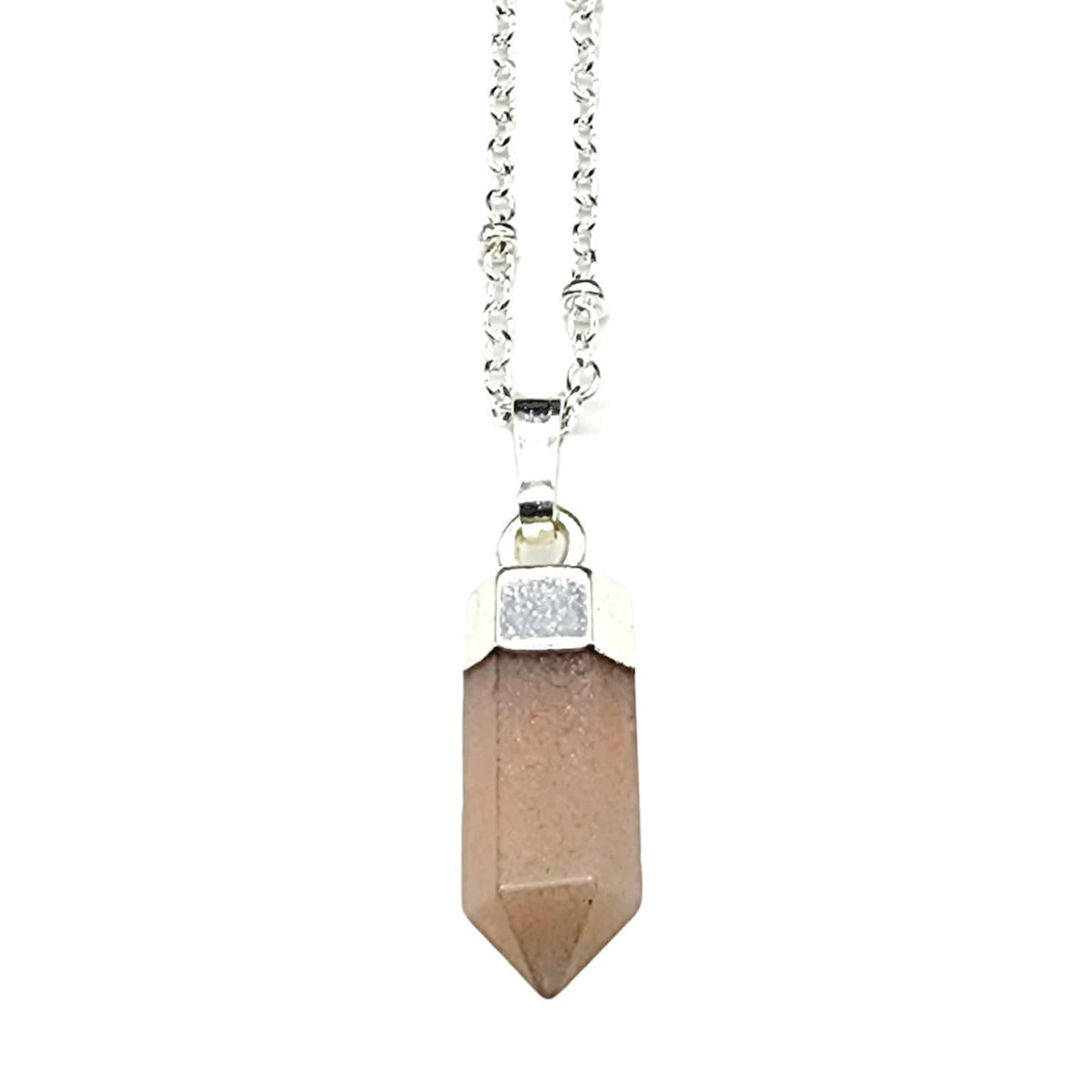 Peach Moonstone Necklace