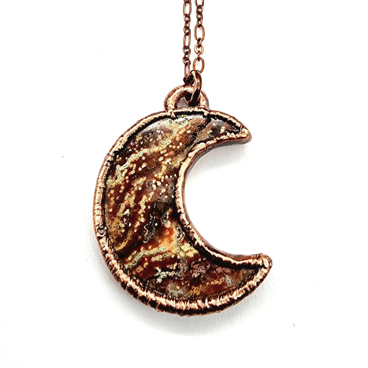 Ocean Jasper Moon Necklace