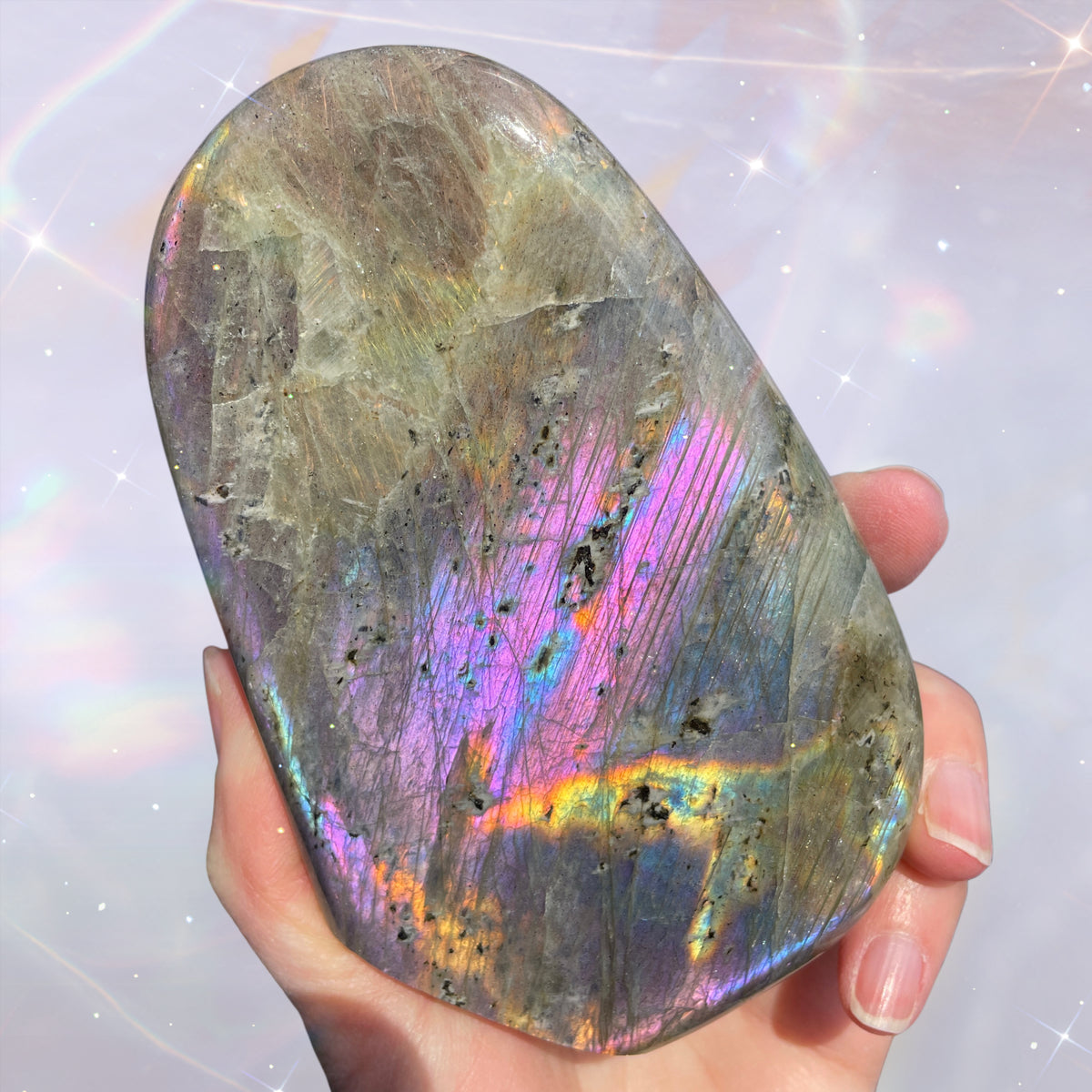 Purple Sunset Labradorite Freeform