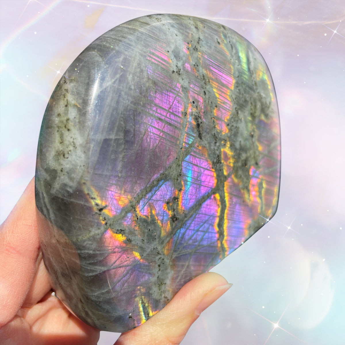Purple Sunset Labradorite Freeform