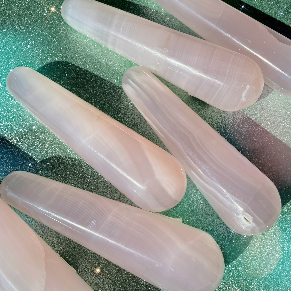 Pink Calcite Wands