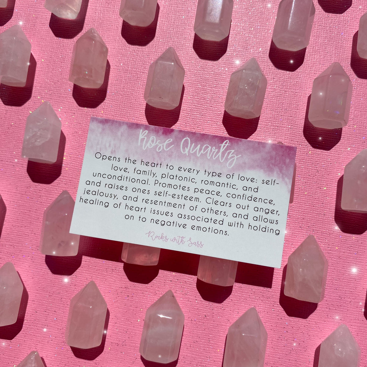 Rose Quartz Mini Points