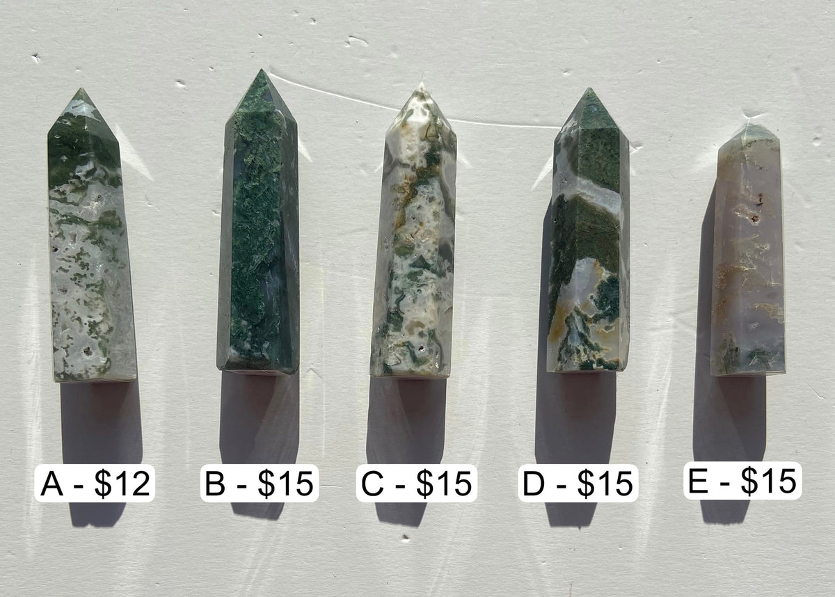 Moss Agate Points