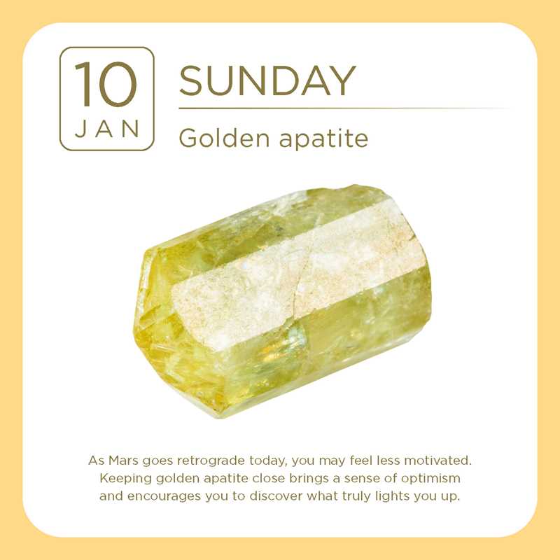 2027 Crystal Day-to-Day Calendar
