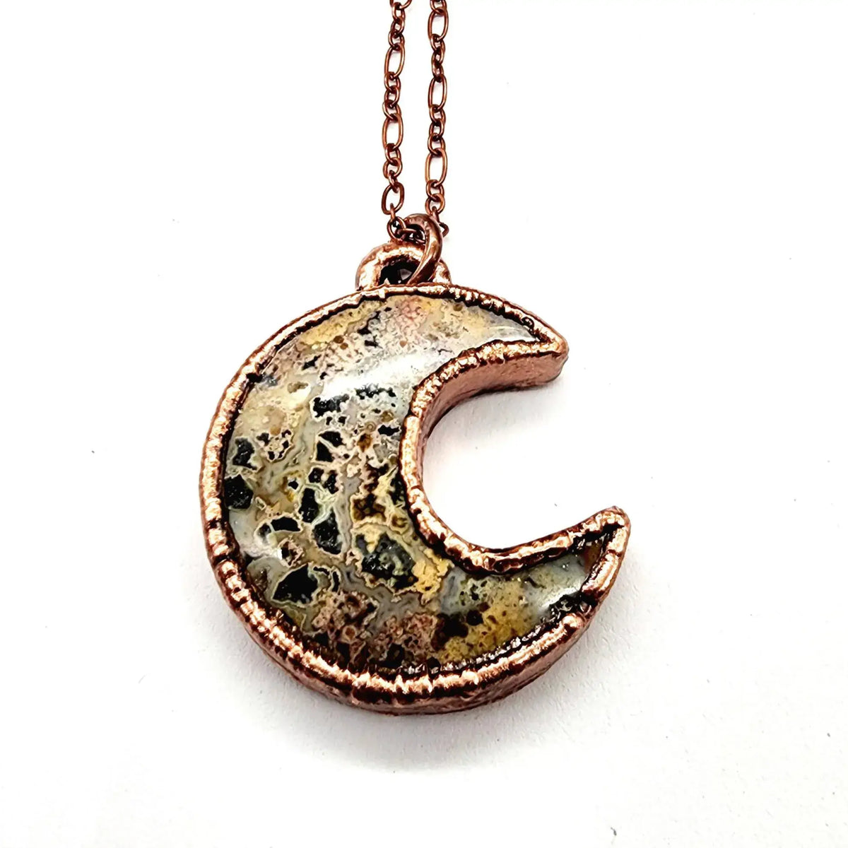 Ocean Jasper Moon Necklace