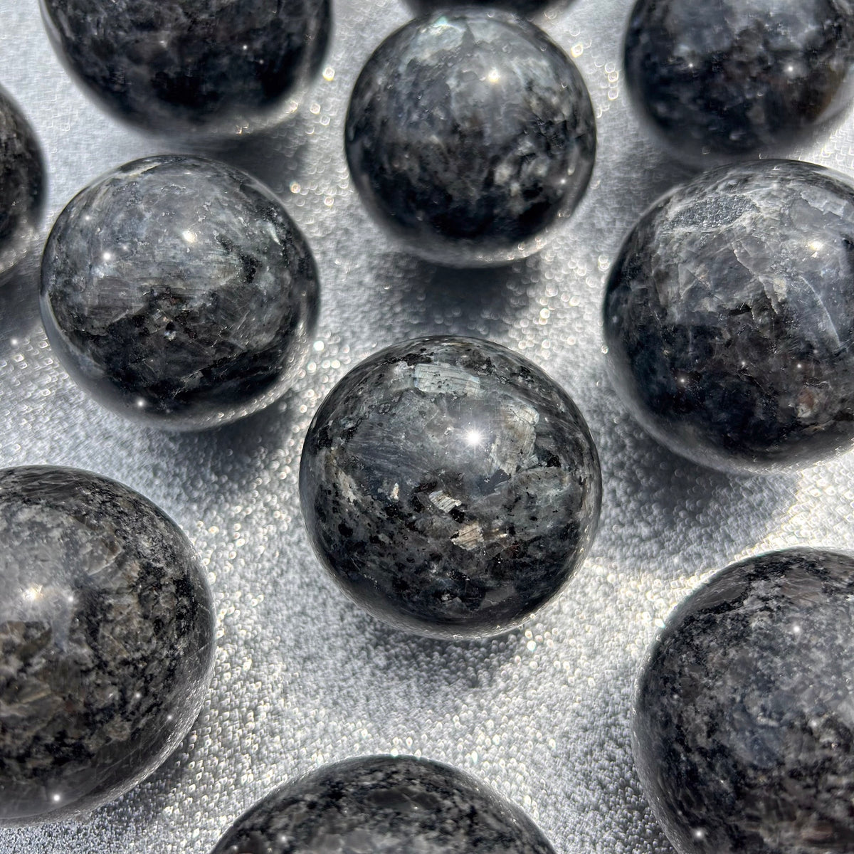 Larvikite Spheres