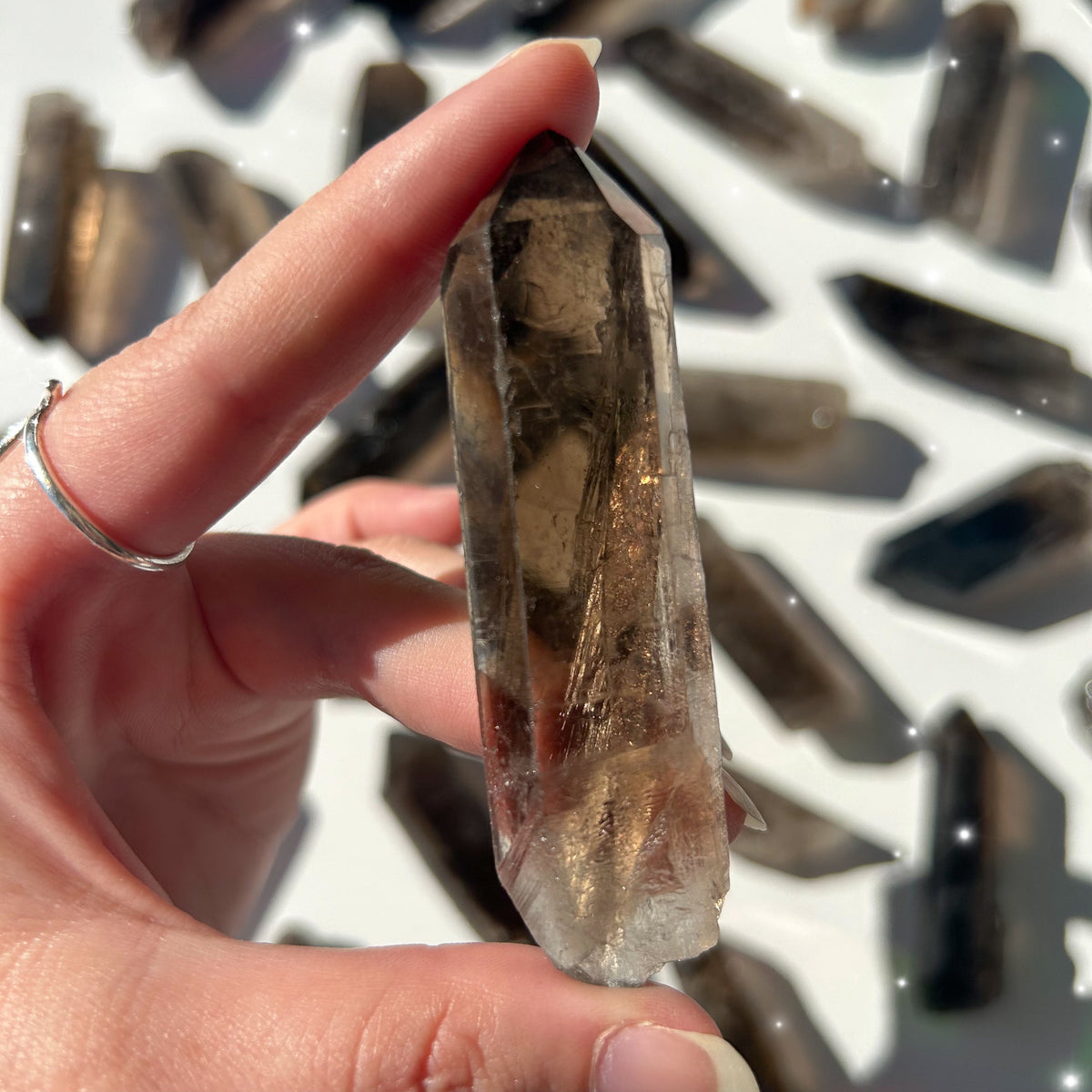 Smoky Quartz Raw Points