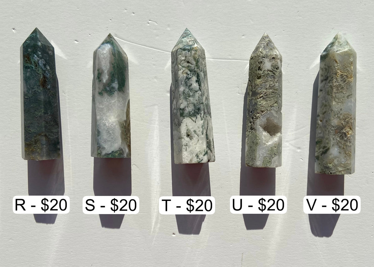 Moss Agate Points