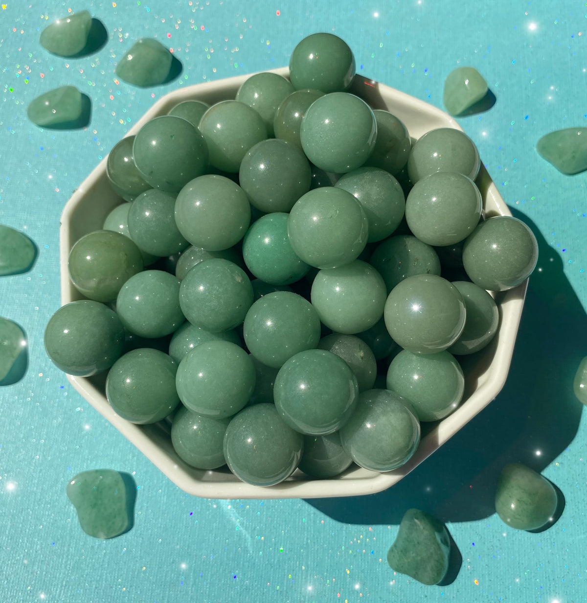 Green Aventurine Mini Spheres