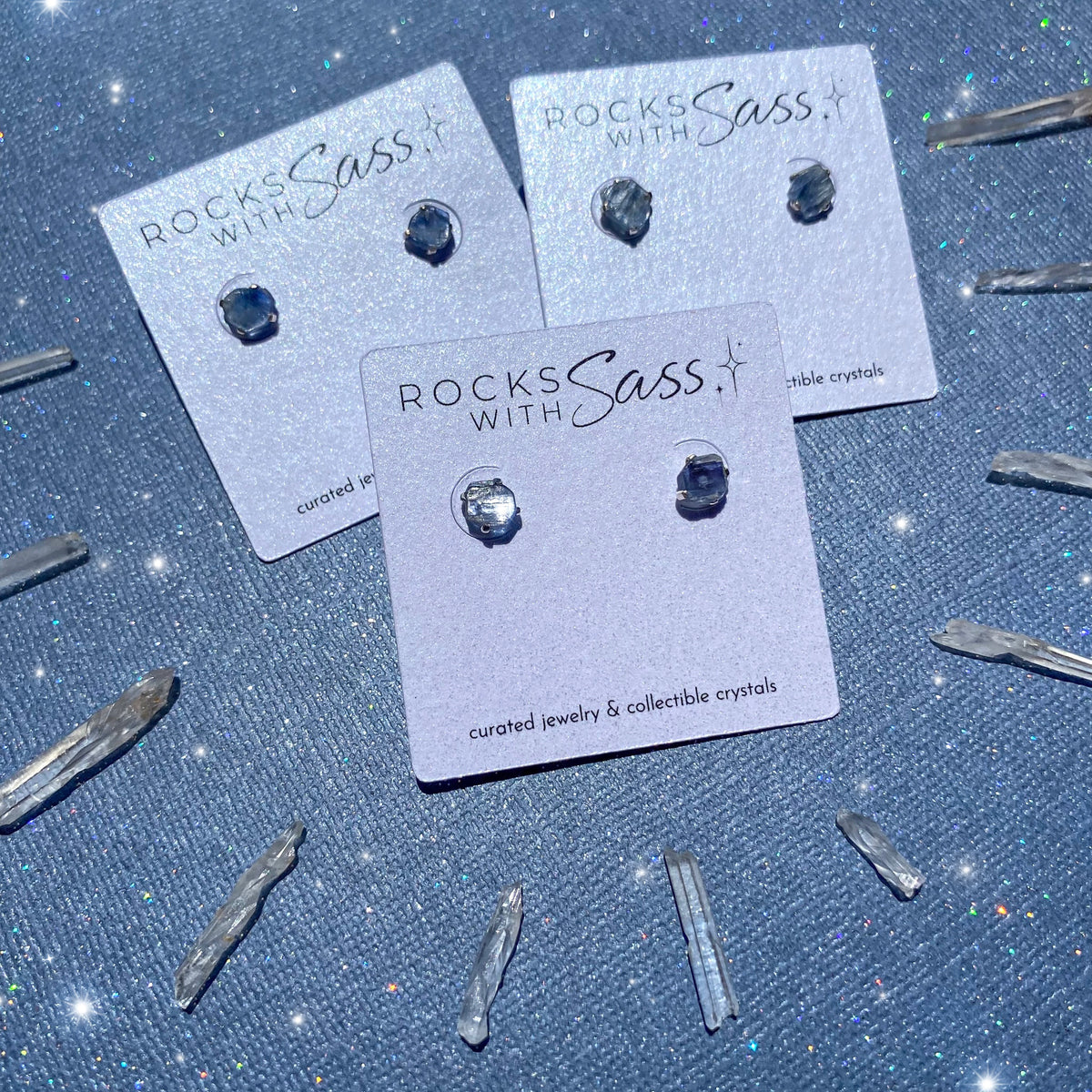 Kyanite Stud Earrings