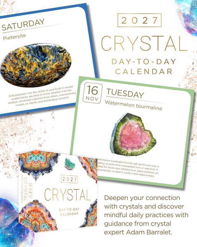 2027 Crystal Day-to-Day Calendar
