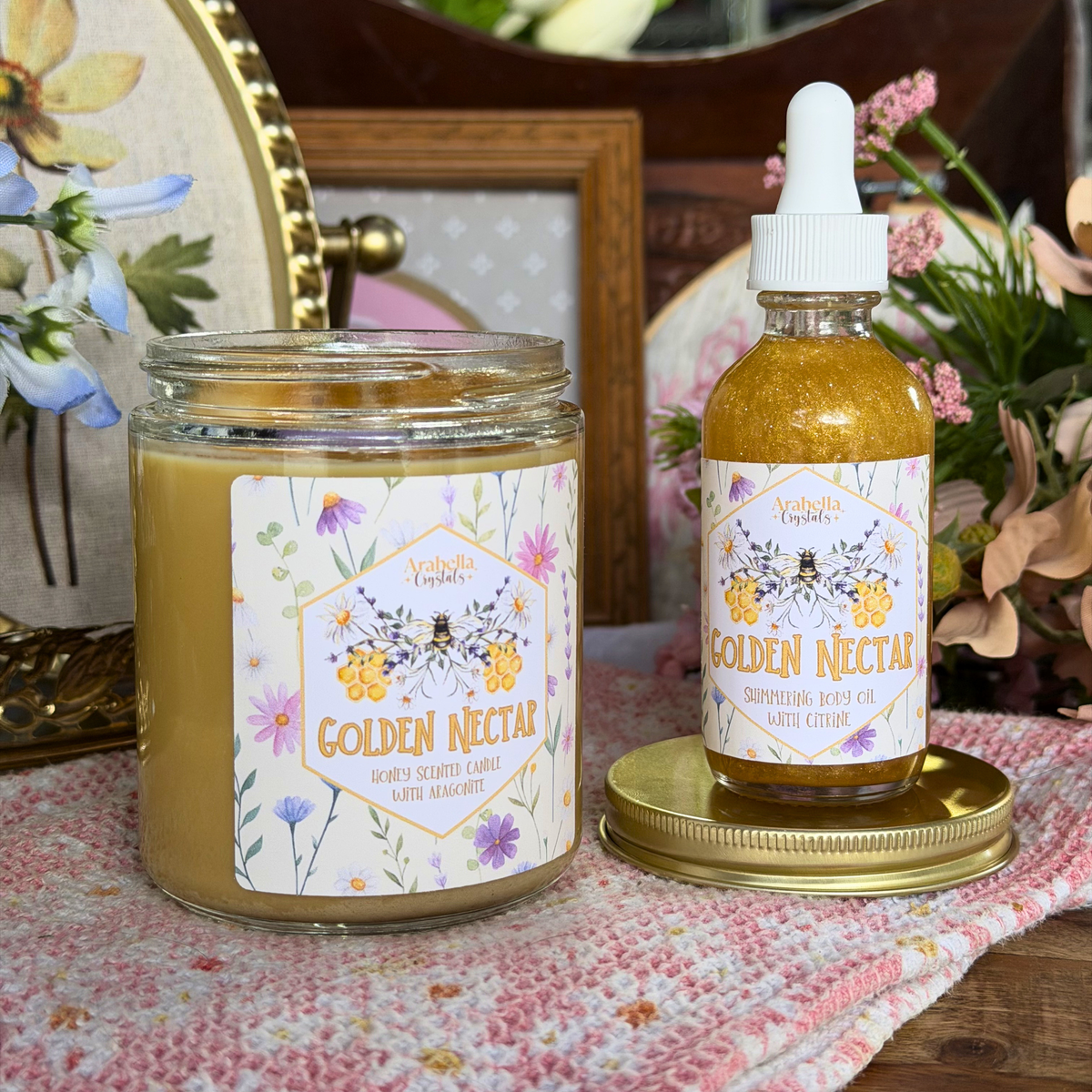 Golden Nectar Spring Homestead Soy Candle