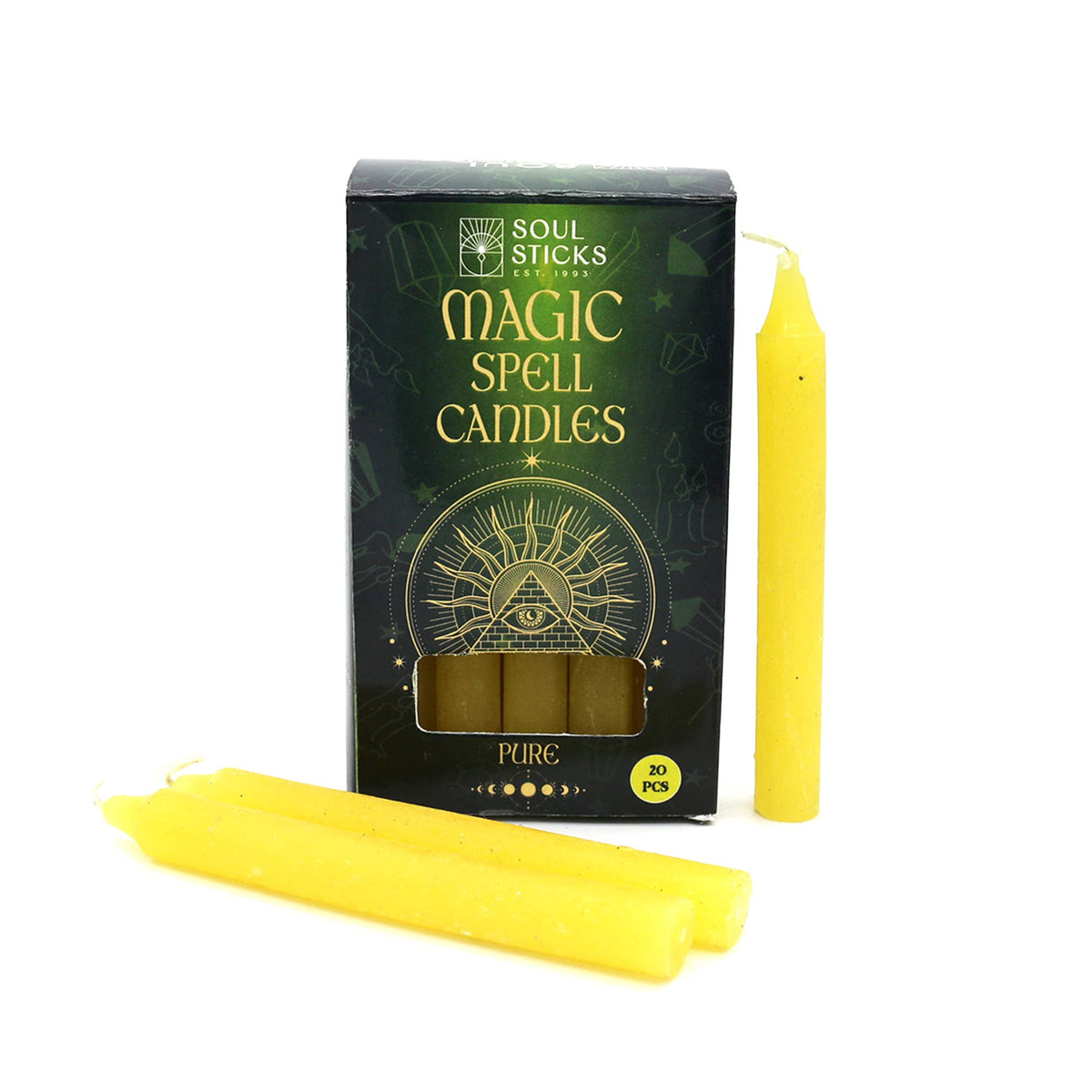 Yellow Magic Spell Candles: Pure