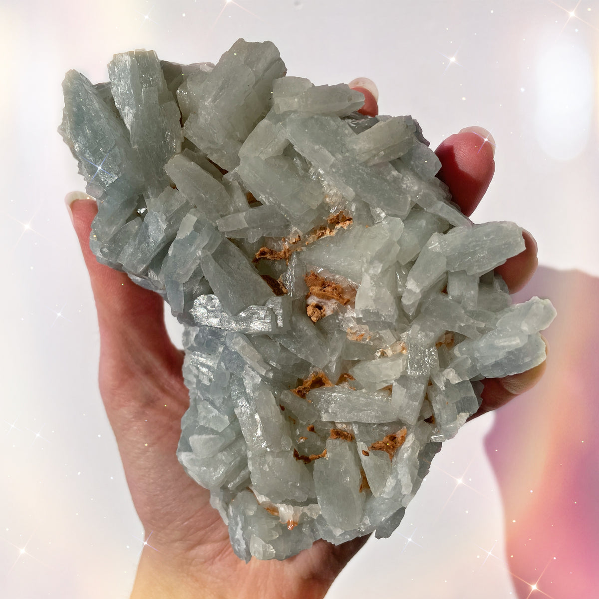 Blue Barite Statement Cluster