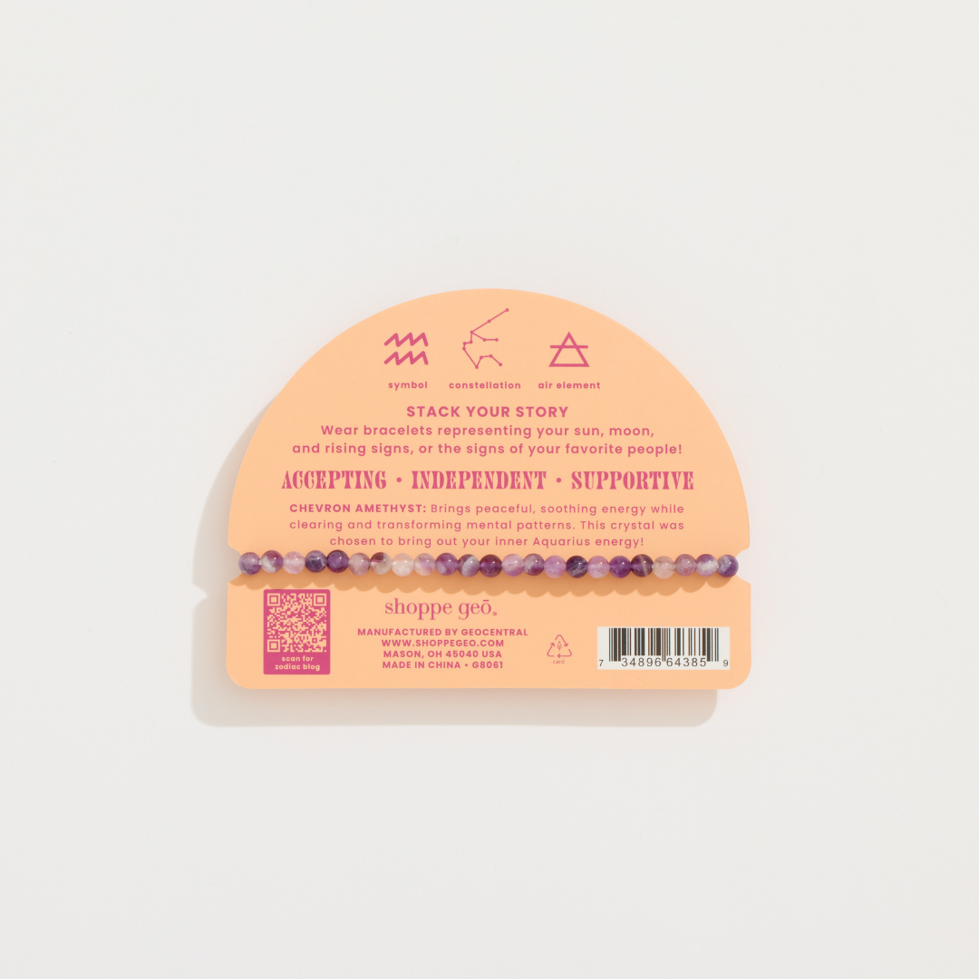 Aquarius Mini Zodiac Bracelet