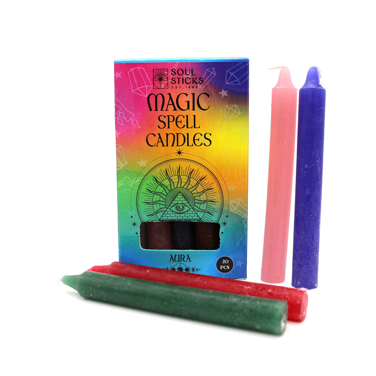Rainbow Magic Spell Candles: Aura