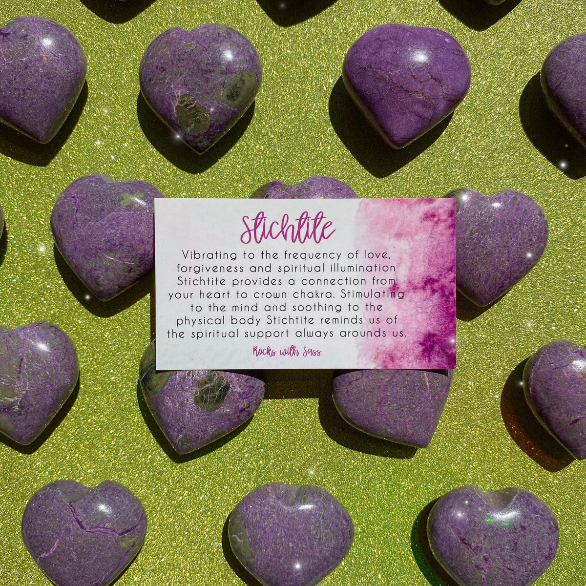 Stichtite Hearts