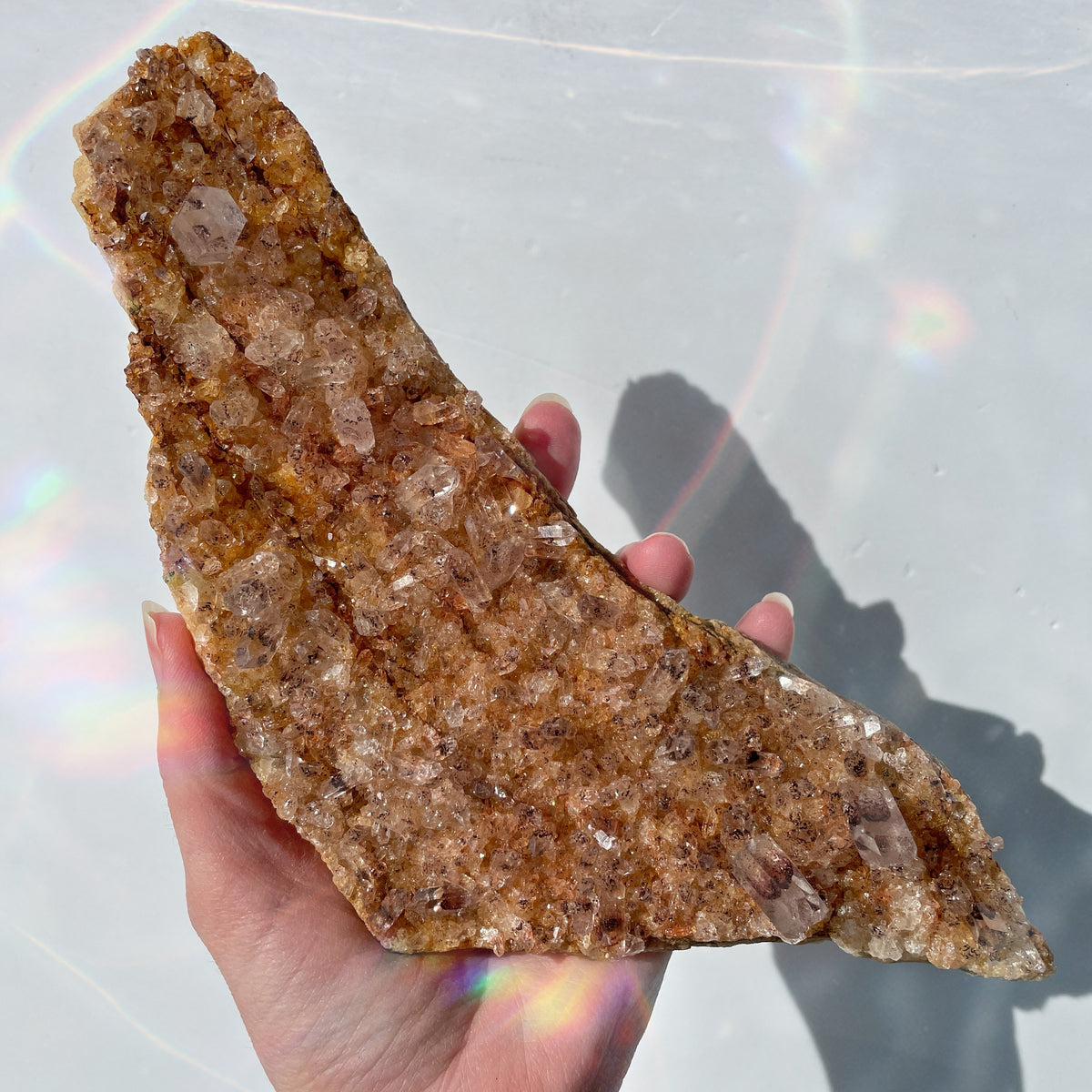 Red Phantom Quartz Statement Cluster