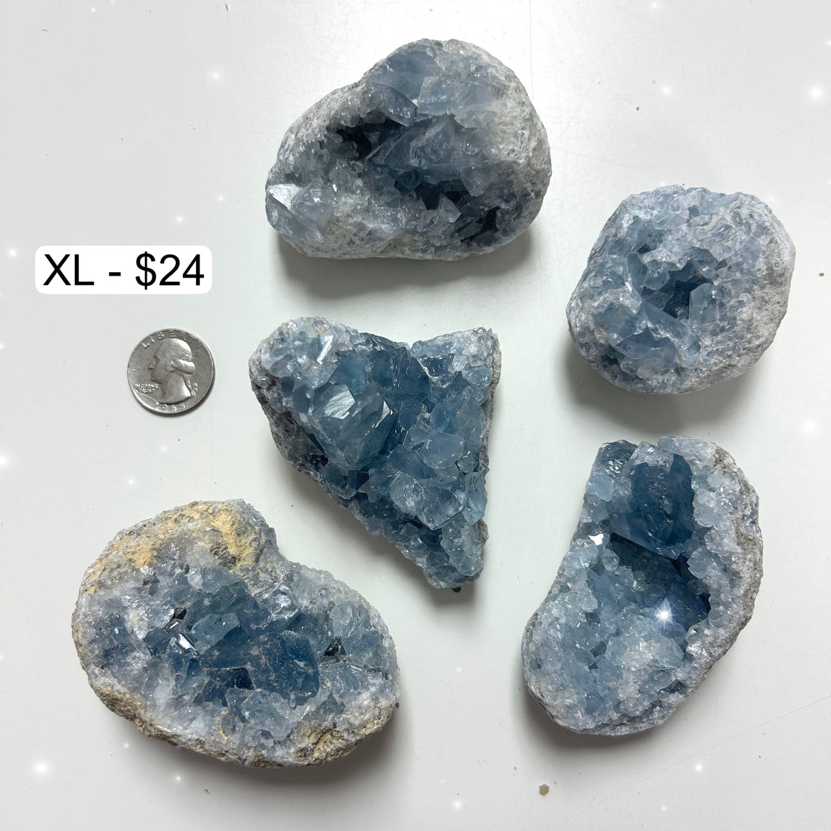 Celestite Clusters