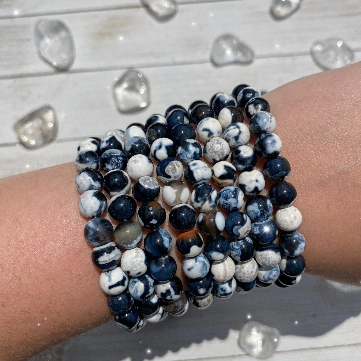 Orca Agate Bracelet