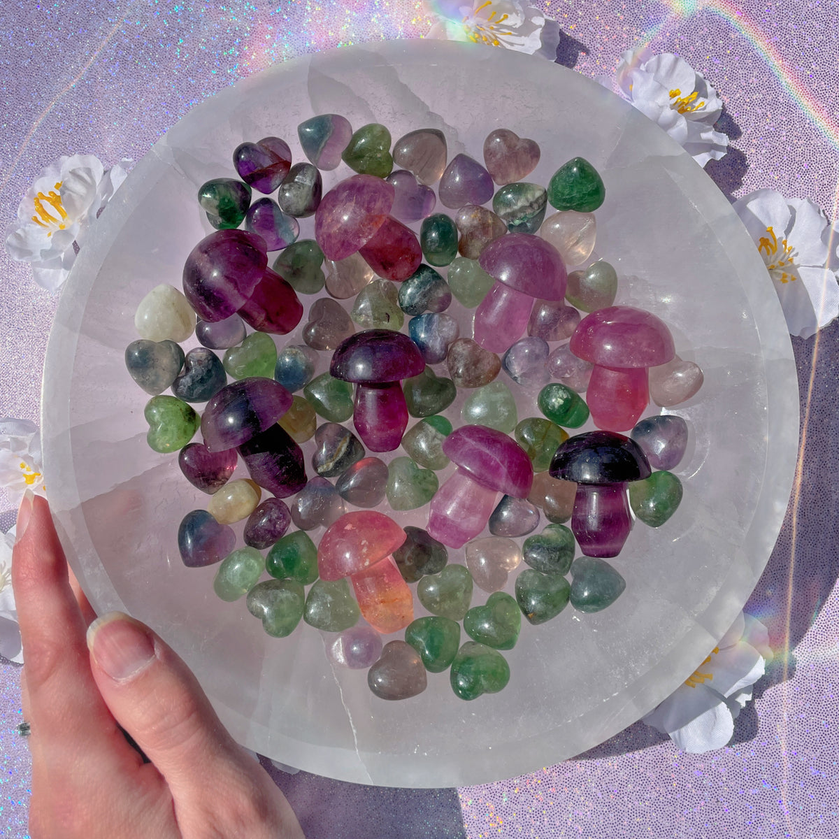 Round Selenite Bowl - XXL