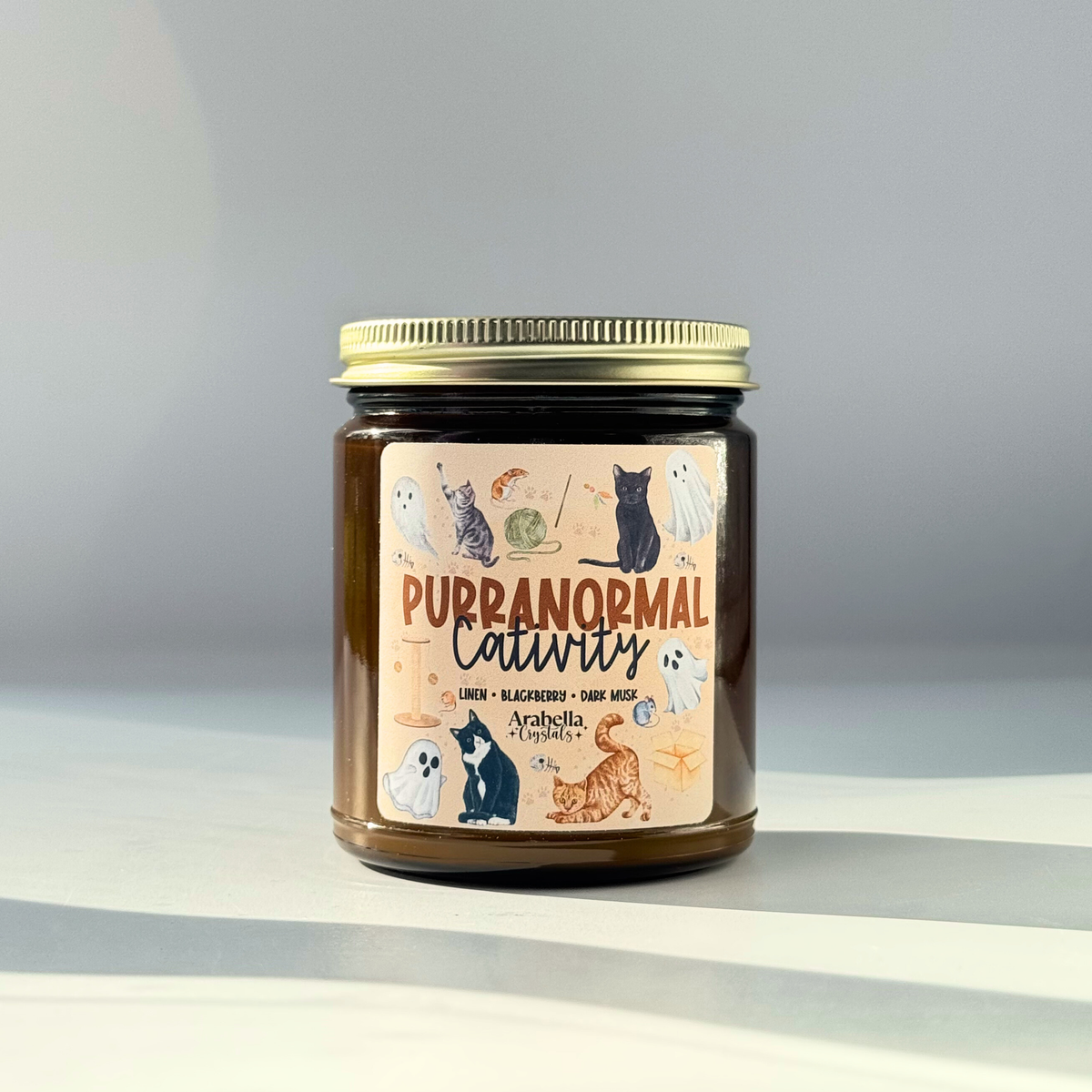 Purranormal Cativity Halloween Candle