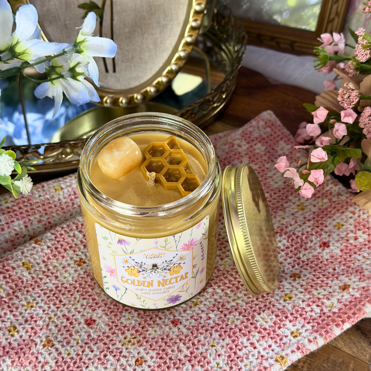 Golden Nectar Spring Homestead Soy Candle