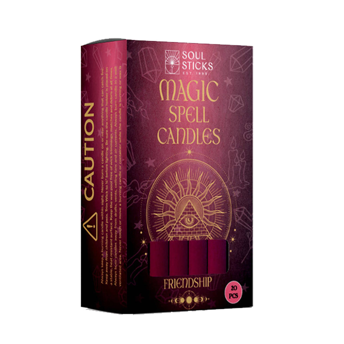 Pink Magic Spell Candles: Friendship