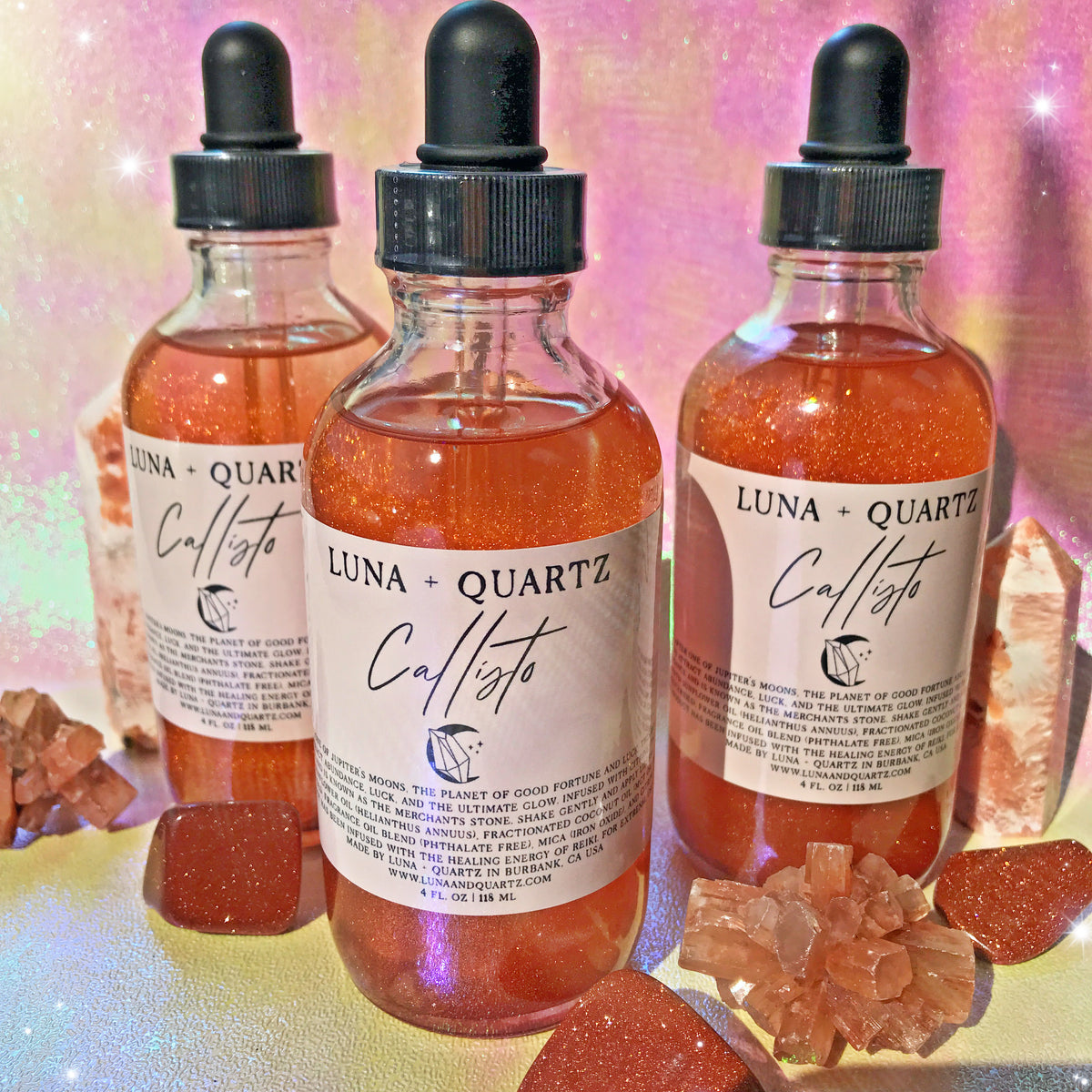 Callisto Crystal Infused Body Oil