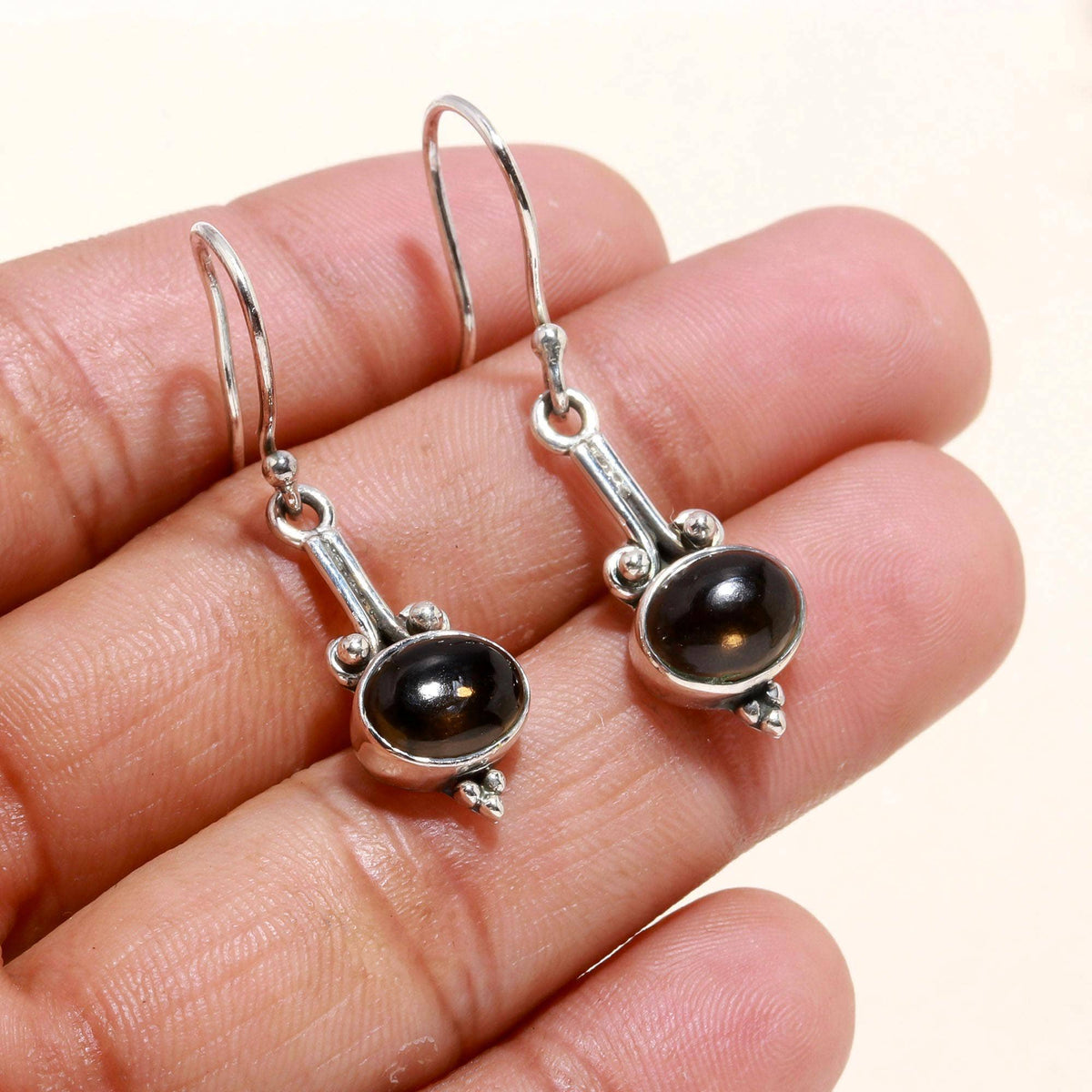 Smoky Quartz Dangle Earrings
