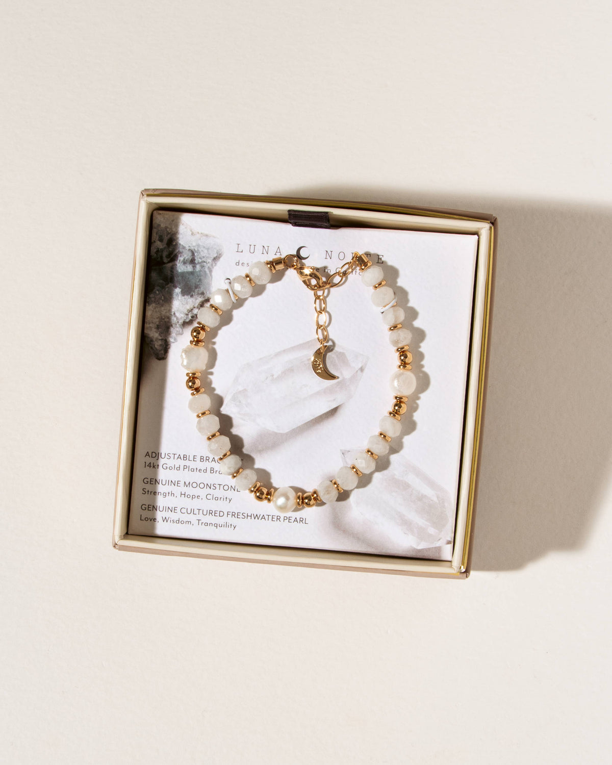 Pearl Next Door Rainbow Moonstone Bracelet