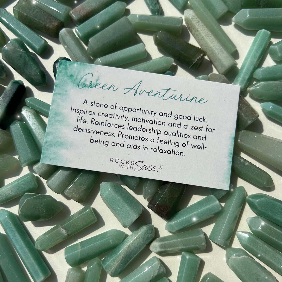 Green Aventurine Tiny Points