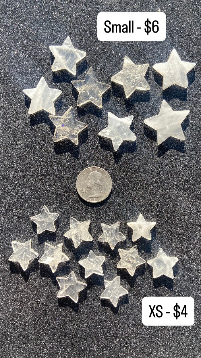 Quartz Mini Star Carving