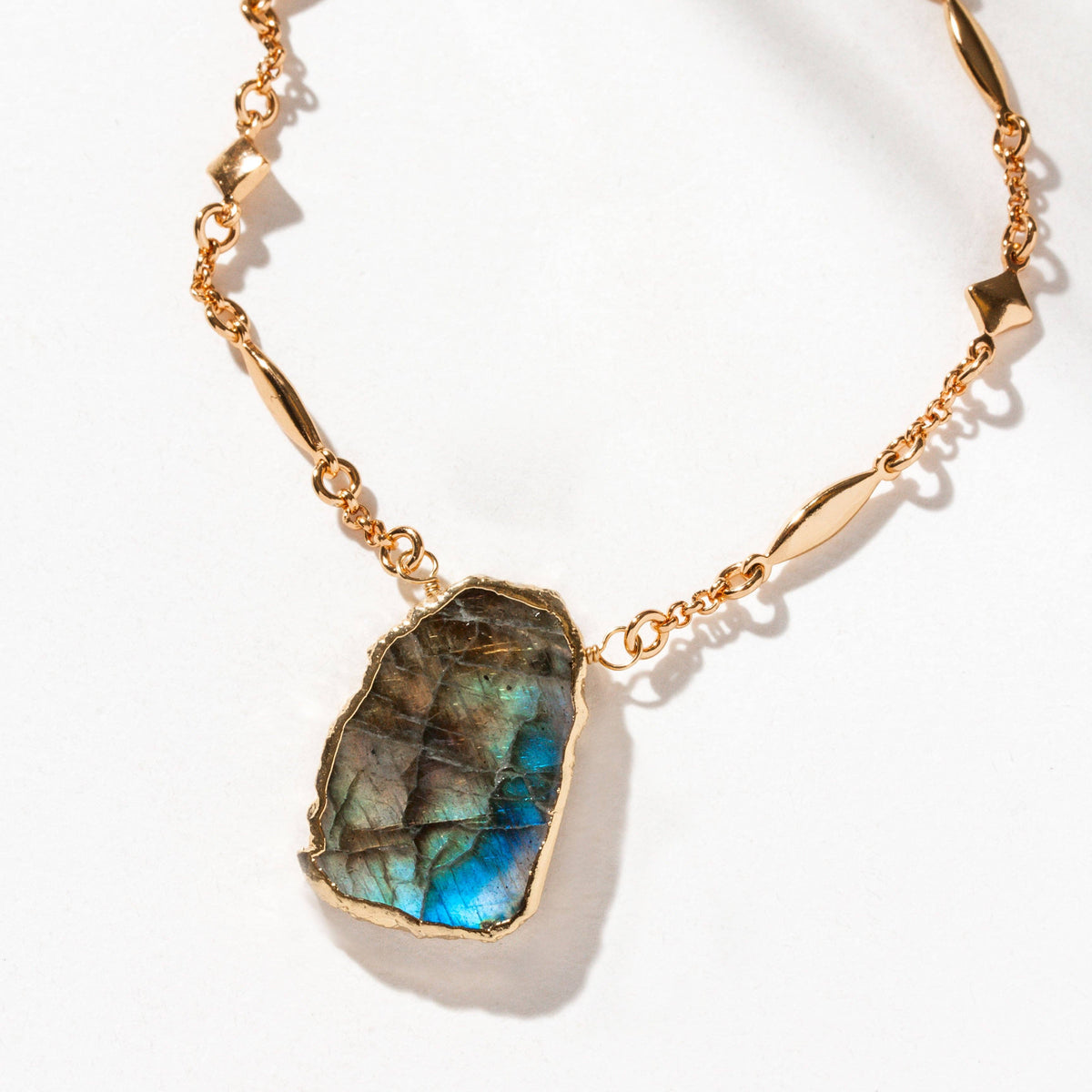 Star, Stone, &amp; Soul Gemstone Necklace - Labradorite
