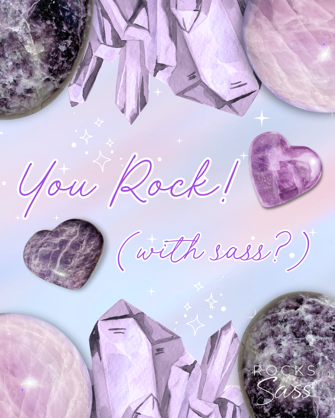 Crystal Valentines by Rocks with Sass: Downloadable PDF for Printing