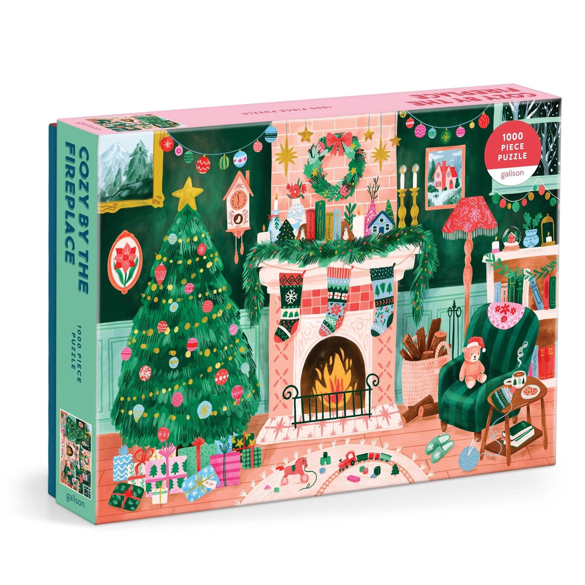 Cozy by the Fireplace 1000 Piece Puzzle