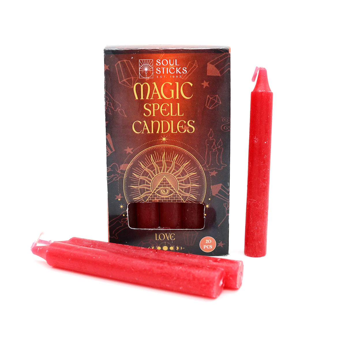 Red Magic Spell Candles: Love