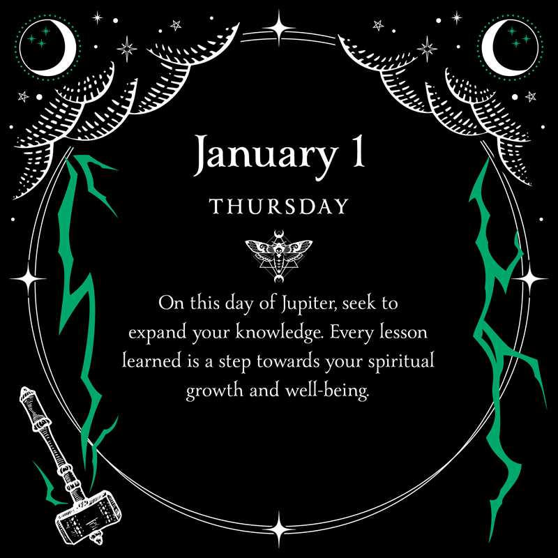 2026 Witch's Calendar: Daily Magick Day-to-Day Calendar
