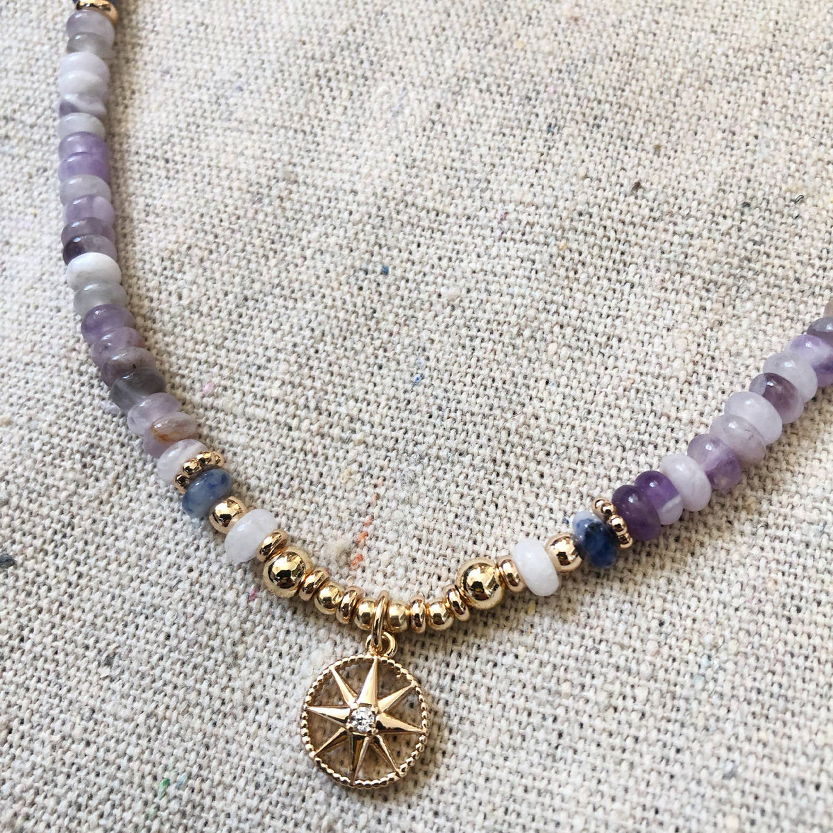 Beaded Sea Compass Necklace