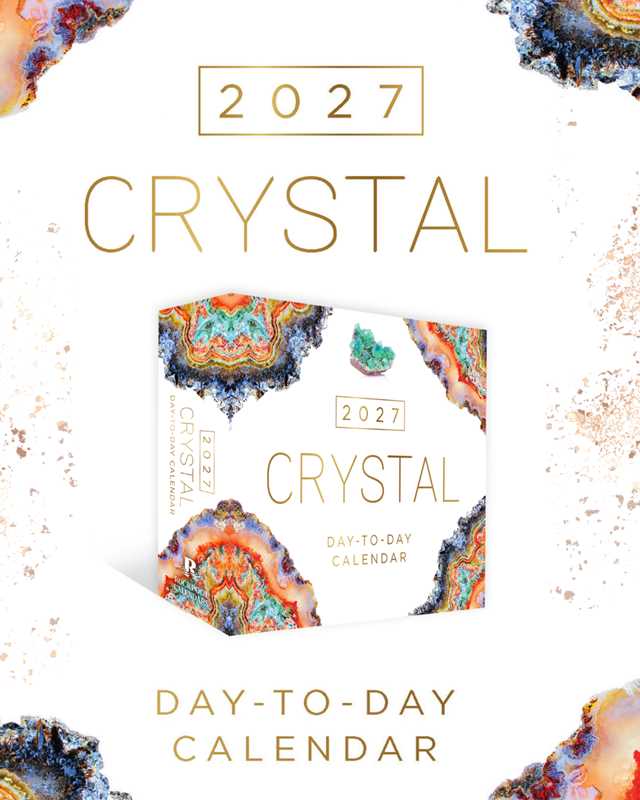 2027 Crystal Day-to-Day Calendar