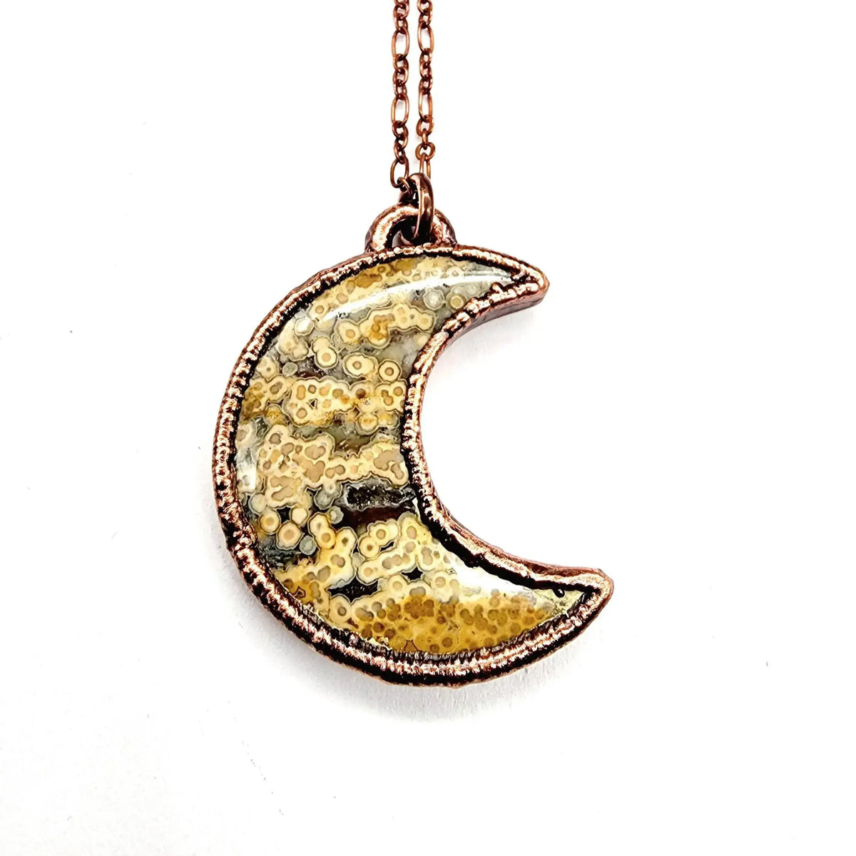 Ocean Jasper Moon Necklace
